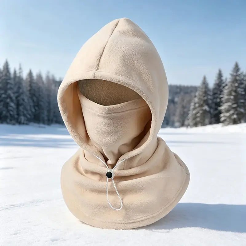 ❄️ 53% OFF! 🧣 3-in-1 Winter Fleece Hooded Neck Warmer – Stay Warm from Head to Neck! 🔥