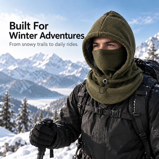 ❄️ 53% OFF! 🧣 3-in-1 Winter Fleece Hooded Neck Warmer – Stay Warm from Head to Neck! 🔥